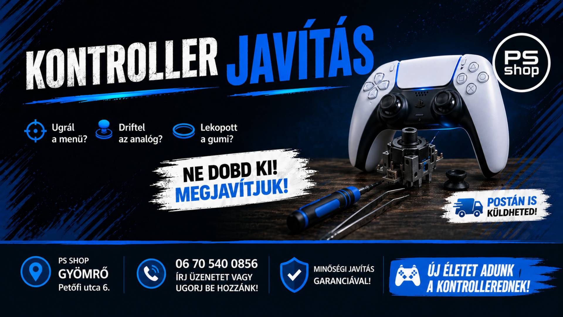 PS SHOP Videojátékbolt Gyömrő