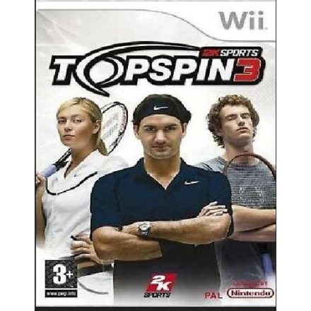 Top Spin 3 (Inc. 2 Racquets) (French Box - EFIGS in Game)/Wii