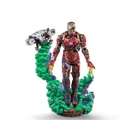 IronStudios - Marvel Spider-Man Far From Home: Deluxe BDS 1:10 Art Scale Staute (Iron Man Illusion) /Figures