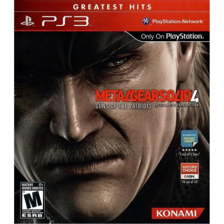 Metal Gear Solid 4: Guns of the Patriots (Greatest Hits) (#) (DELETED TITLE) /PS3