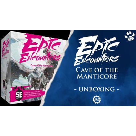 Epic Encounter RPG set : Cave of the Manticore /Boardgames