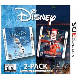   Disney's Frozen: Olaf's Quest & Big Hero 6: Battle in the Bay Double Pack /3DS