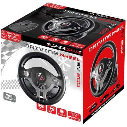 (U) Subsonic SuperDrive Universal Driving Wheel (SV 200) (Used) /PS4