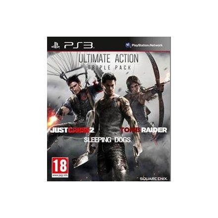 Ultimate Action Triple Pack (Just Cause 2, Sleeping Dogs & Tomb Raider) /PS3