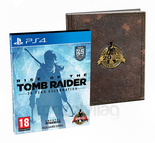 Rise of the Tomb Raider 20 Year Celebration Artbook Edition PS4 használt