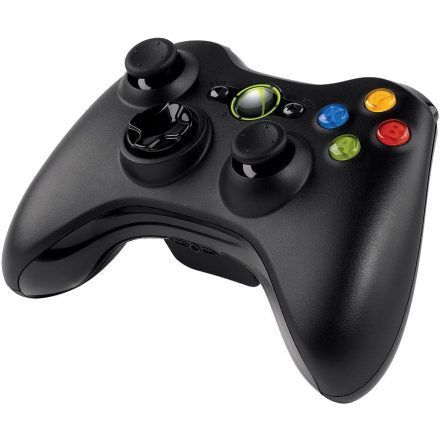 XBOX 360 kontroller vezeték nélküli fekete