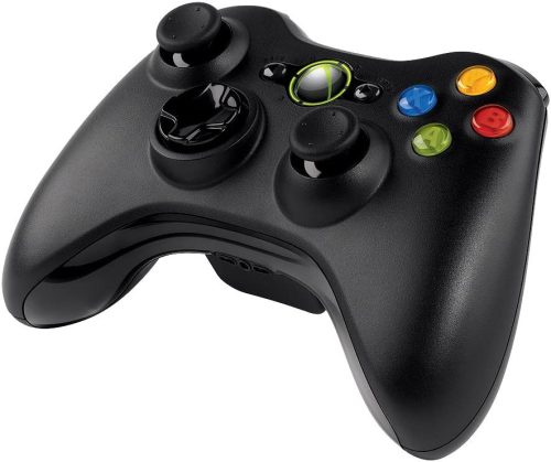 XBOX 360 kontroller vezeték nélküli fekete használt 