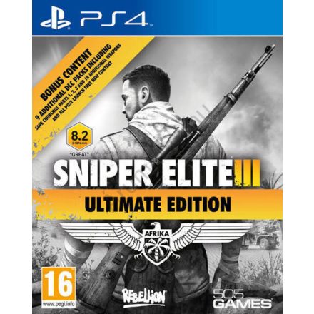 Sniper Elite III Ultimate Edition PS4 használt