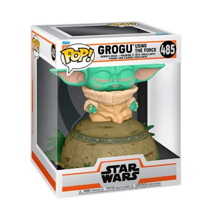 Funko - Deluxe: Star Wars Mandalorian Grogu (The Child Using The Force) POP! Vinyl /Figures