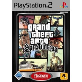  Grand Theft Auto San Andreas Platinum PS2 használt borító nélkül
