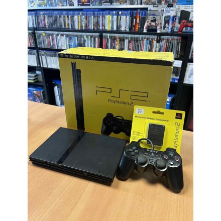 PlayStation 2 Slim konzol SCPH-75004 8MB memóriakártyával használt