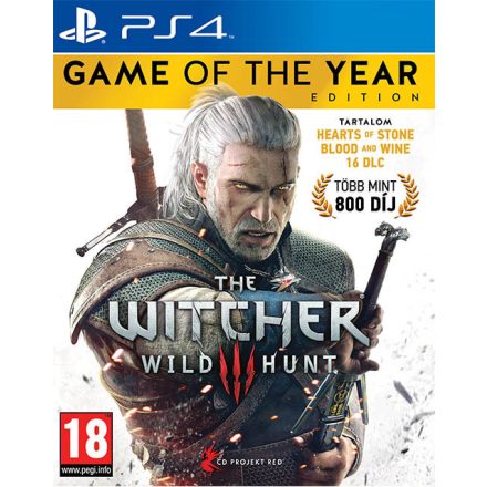 The Witcher 3 Wild Hunt Game of the Year Edition PS4 használt