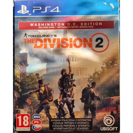 Tom Clancy's The Division 2 Washington D.C. Edition PS4 használt