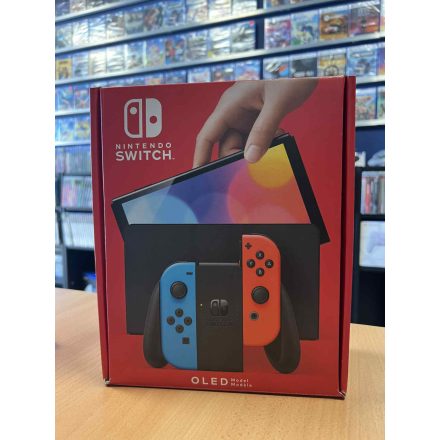  Nintendo Switch V2 Neon Red and Neon Blue használt
