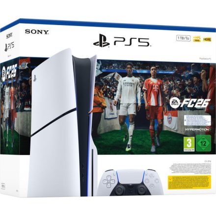 PS5 Slim 1TB konzol lemezes + EA FC 26 CFI-2116
