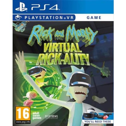 Rick and Morty Virtual Rick-ality VR PS4 használt