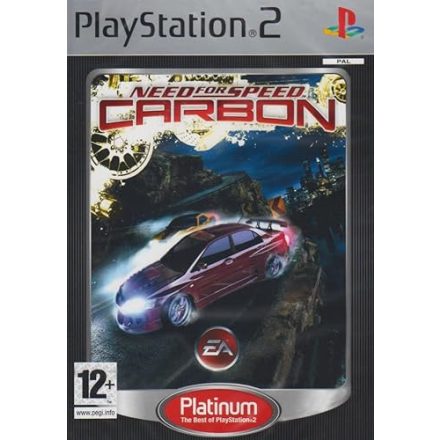 Need For Speed Carbon Platinum PS2 használt borító nélkül