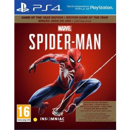 Marvel Spider Man Game of the Year Edition PS4