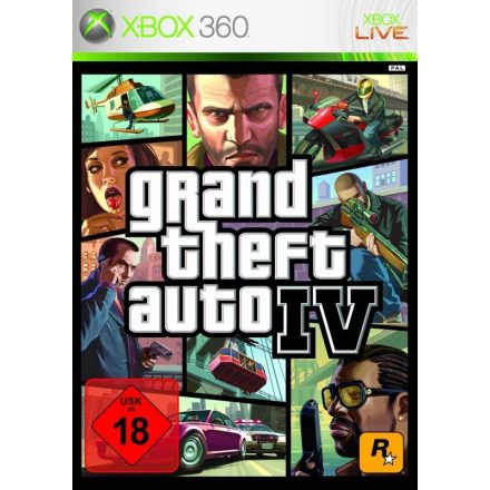 Grand Theft Auto IV XBOX 360 használt