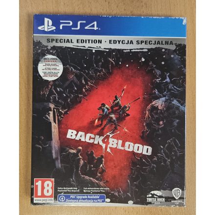 Back 4 Blood Special Edition+steelbook PS4 használt