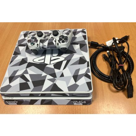 PS4 Slim 500GB CUH-2116A alapgép fehér használt
