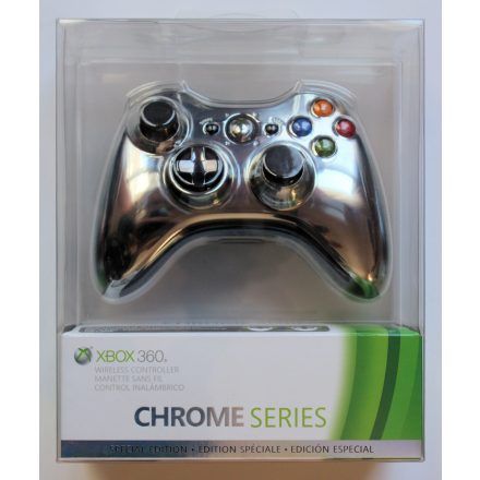 XBOX 360 kontroller vezeték nélküli Chrome Series használt