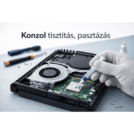 Konzol tisztítás, pasztázás