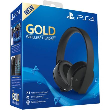 PS4 vezeték nélküli Gold Headset 7.1