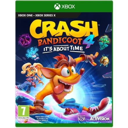 Crash Bandicoot 4 It's About Time XBOX ONE/SERIES X használt 