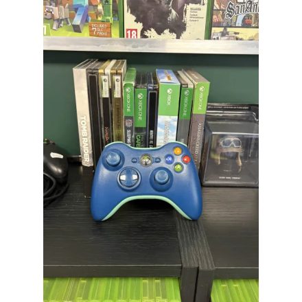 XBOX 360 kontroller kék wireless használt