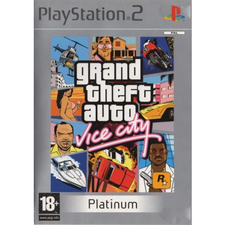 Grand Theft Auto Vice City Patinum PS2 használt