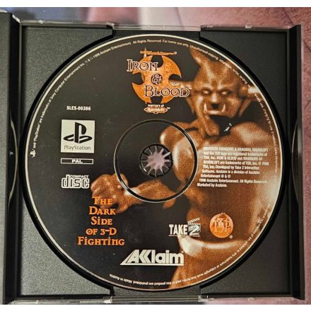 Iron & Blood The Dark Side of 3-D Fighting PS1 használt