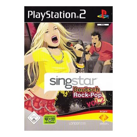 SingStar Deutsch Rock Pop Vol 2 PS2 használt