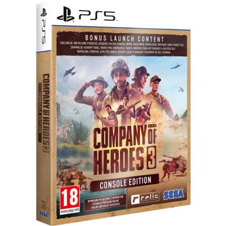 Company of Heroes 3 (steelbook) PS5