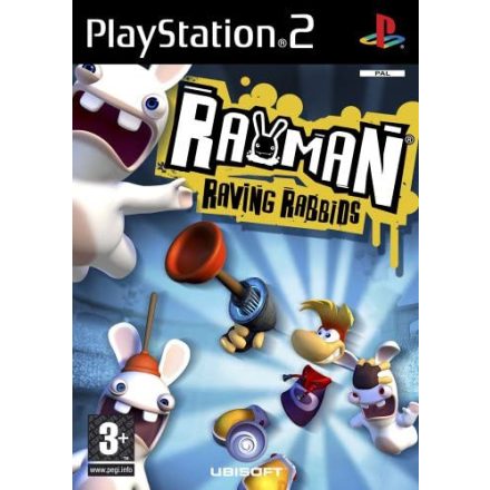 Rayman Raving Rabbids PS2 használt