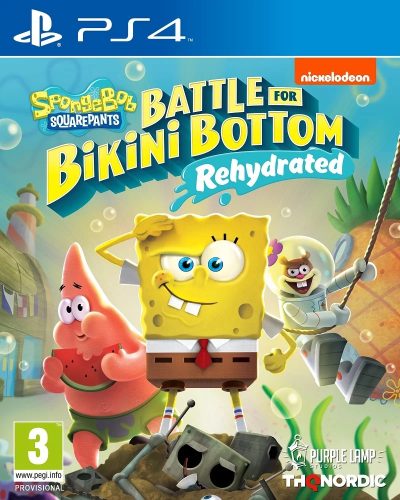 SpongeBob Battle for Bikini Bottom Rehydrated PS4 használt 